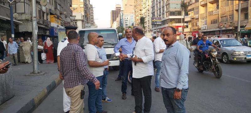 اللواء أحمد عبد الفتاح يقود حملة مكبرة بشوارع الدقي