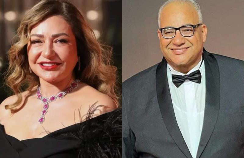 الفنان بيومي فؤاد والفنانة ليلى علوي