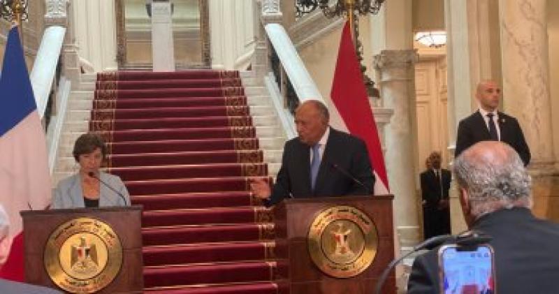 شكري: مصر تتطلع لتعزيز ‏التعاون مع فرنسا في القطاع الثقافي والتعليمي