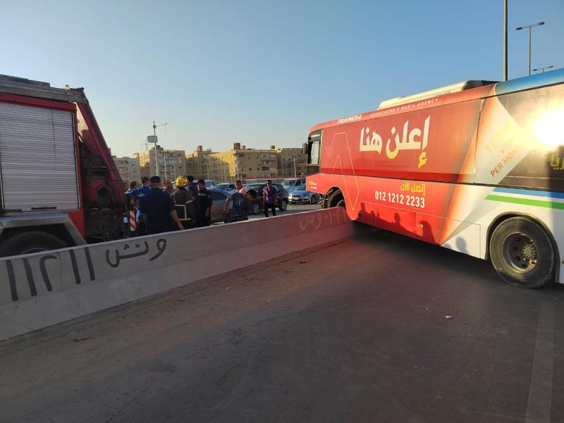 رئيس حي الهرم يكشف لـ«الطريق» تفاصيل حادث تصادم أتوبيس بالرماية