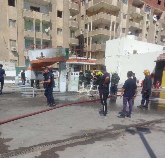 إصابة 3 أشخاص في حريق بمحطة بنزين بمدينة نصر.. والحماية المدنية تسيطر