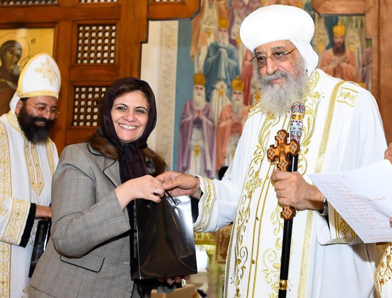 وزيرة الهجرة خلال تدشين كنيسة العذراء ‏مريم: مصر تحتضن جميع الأديان بمحبة وتسامح