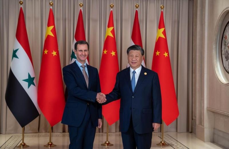 الرئيس السوري ونظيره الصيني