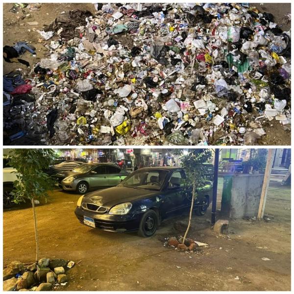 استجابة لـ«الطريق».. رئيس حي الهرم يكلف بحملة مكبرة لنظافة الشوارع بفيصل «صور»