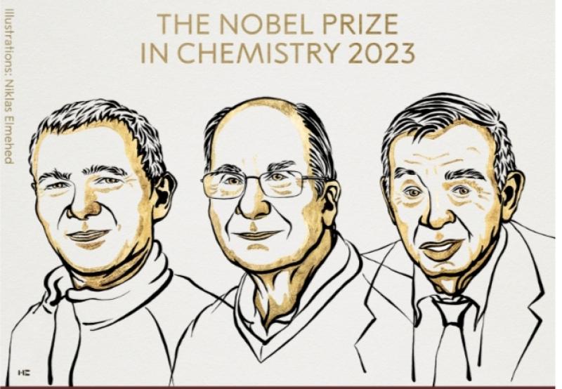 لاكتشافهم النانوية.. فوز ثلاثة علماء بجائزة نوبل في الكيمياء لعام 2023