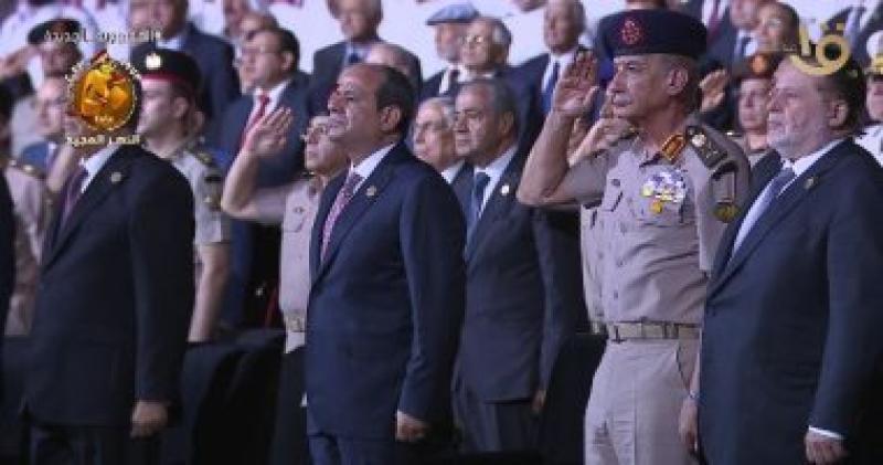 السيسي يشارك في تحية السلام لشهداء حرب 6 أكتوبر