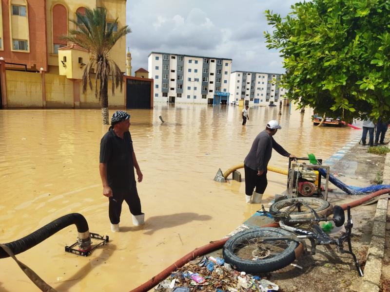 متحدث الري عن سيول مطروح: «لولا تساقط الأمطار في السد لكانت الحالة كارثية»
