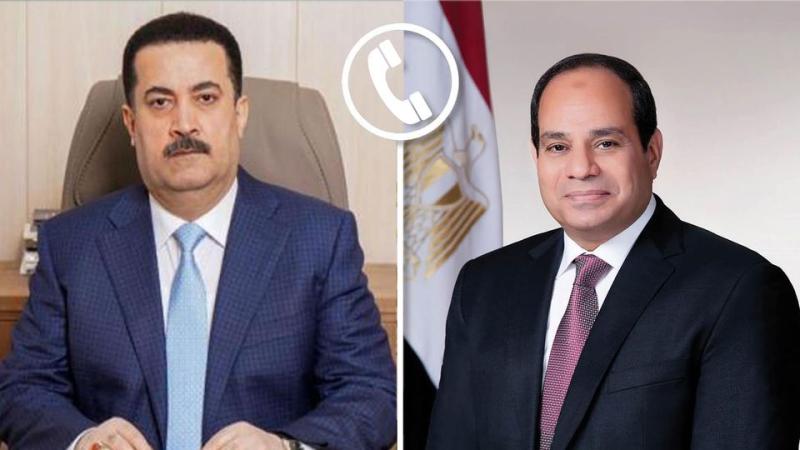 الرئيس السيسي ورئيس وزراء العراق
