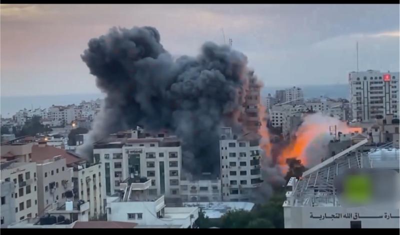 هجمات إسرائيل على قطاع غزة صباح اليوم الأحد 