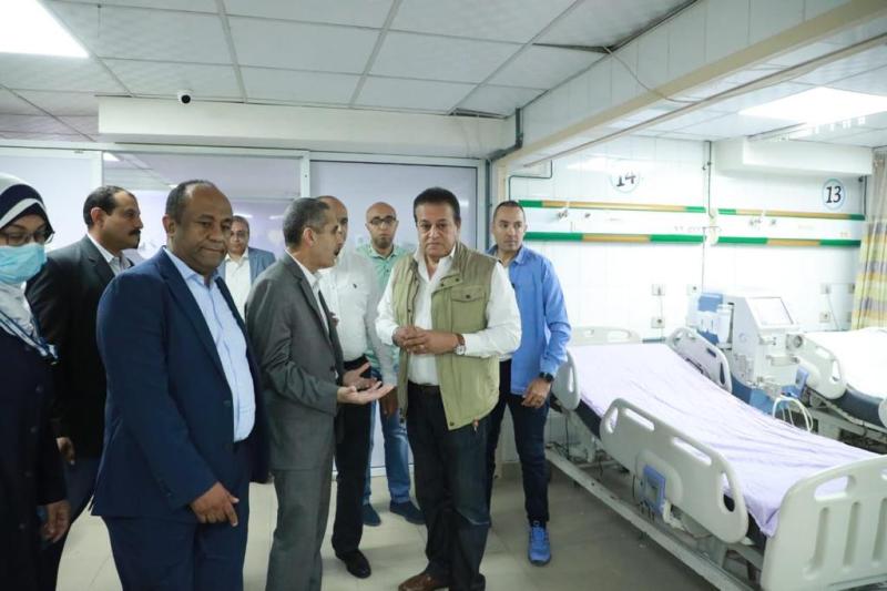وزير الصحة يوجه بإحلال وتجديد 3 ماكينات غسيل كلوي بمستشفى المحلة العام
