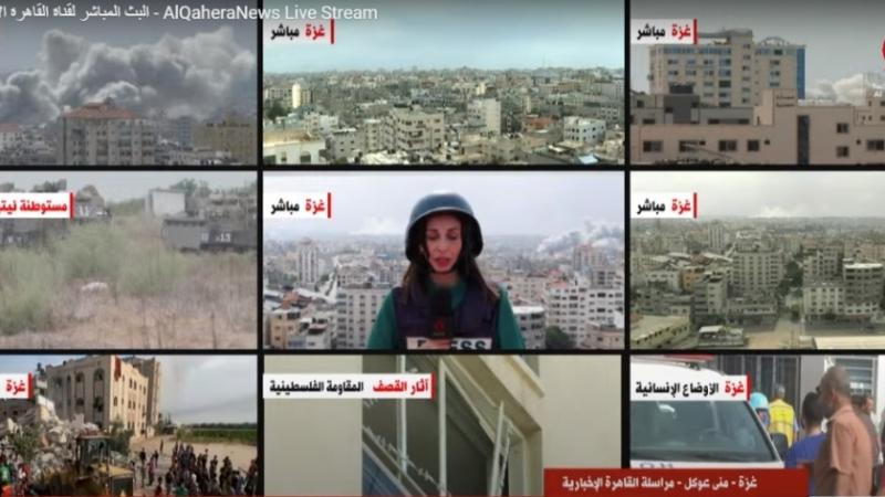 مراسلة القاهرة الإخبارية في غزة