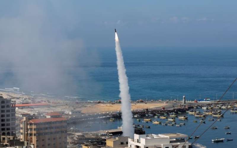 صاروخ تم إطلاقه من غزة