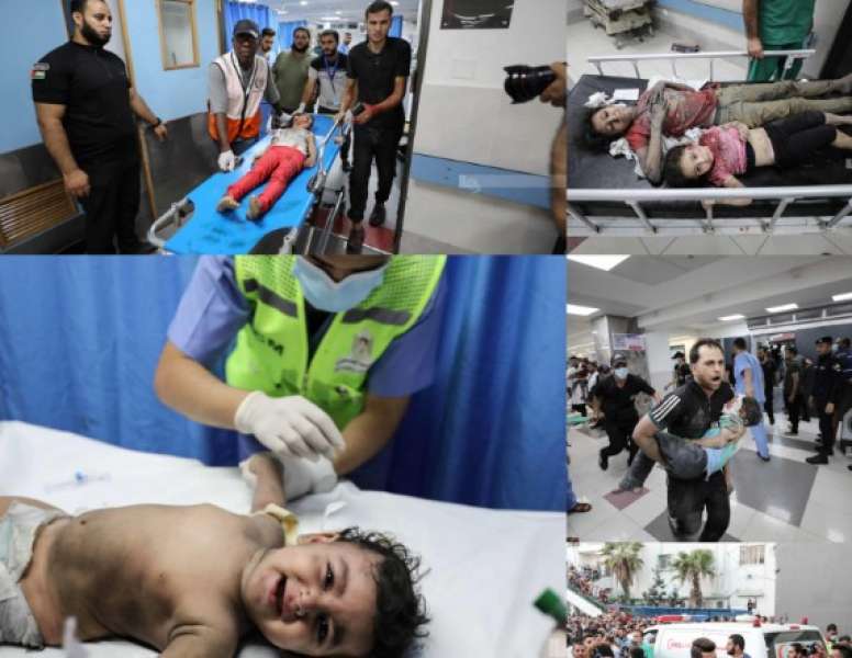 الشهداء والمصابين في مستشفيات غزة