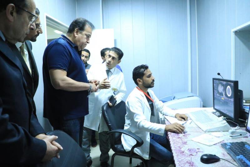 وزير الصحة يتفقد مستشفى بئر العبد 