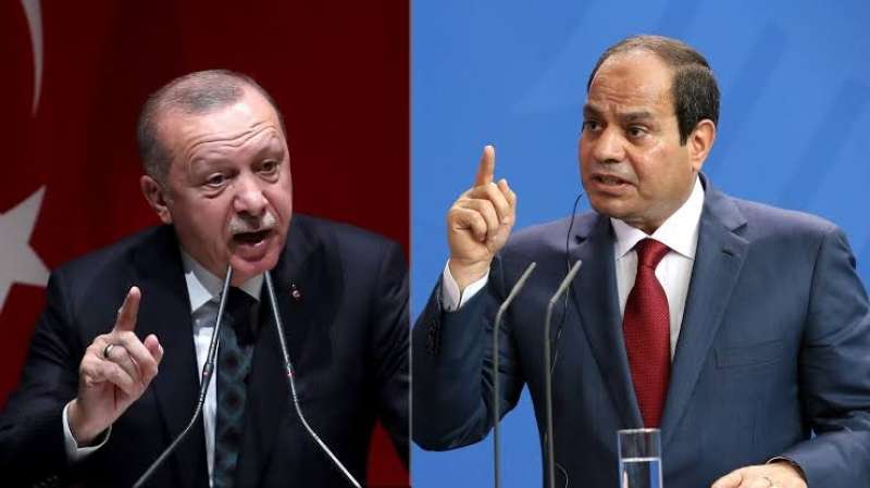 السيس وأردوغان يشددان على رفض التهجير  للفلسطينيين من غزة