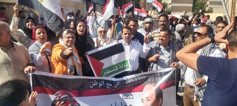 حملة مواطن بأسيوط تعلن دعمها الكامل لقرارات السيسي وتضامنها مع الشعب الفلسطيني