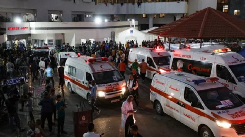 الهلال الأحمر الفلسطيني يحذر من إخلاء مستشفى القدس بغزة