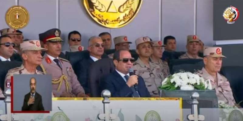 الرئيس السيسي: نشاطات كثيرة لاحتفالات نصر أكتوبر ألغيت تضامنا مع الظروف الراهنة