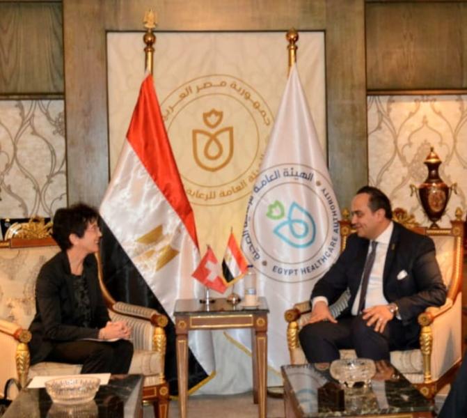 بحث سبل التعاون بين مصر وسويسرا