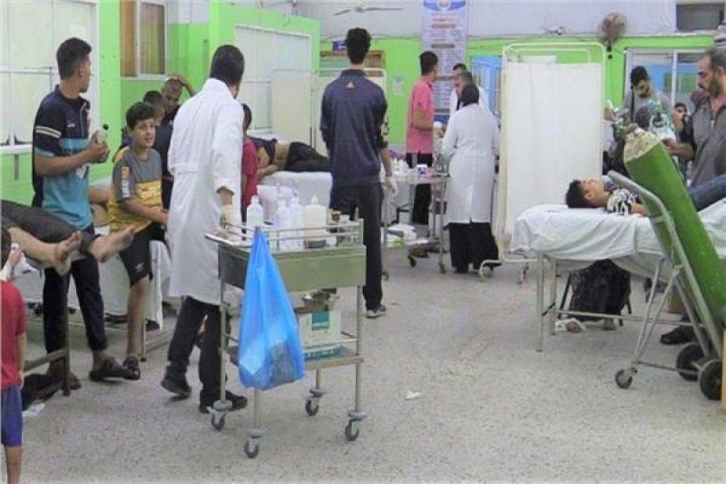 أحد المستشفيات في غزة 