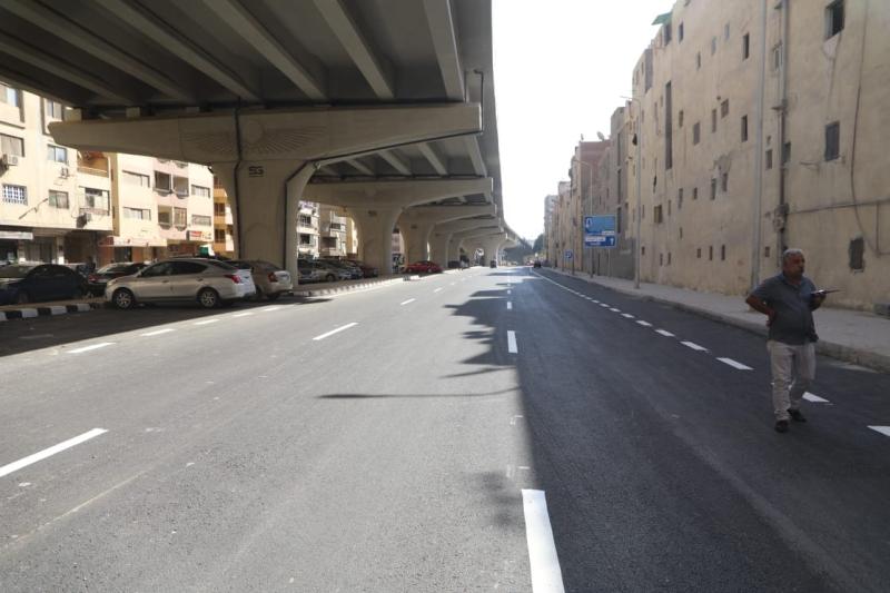 الجيزة تعلن مواصلة أعمال رصف وتطوير شارع الشيخ أحمد نصر