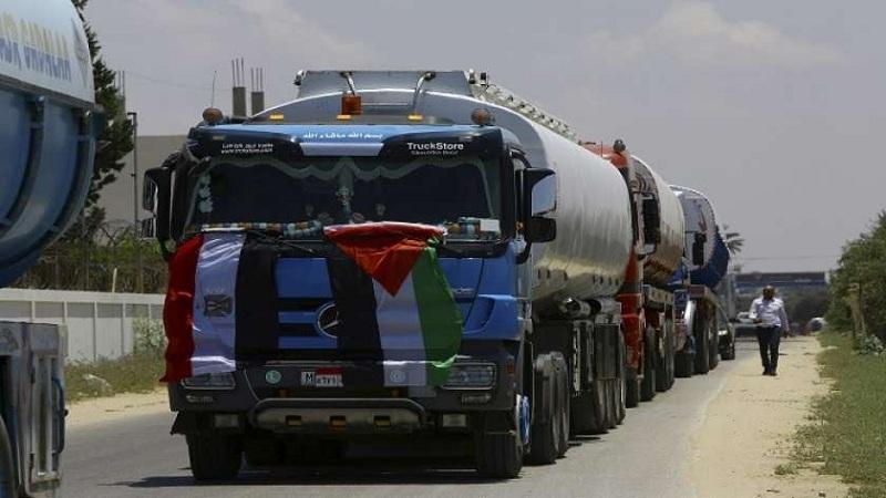 شاحنات وقود لغزة