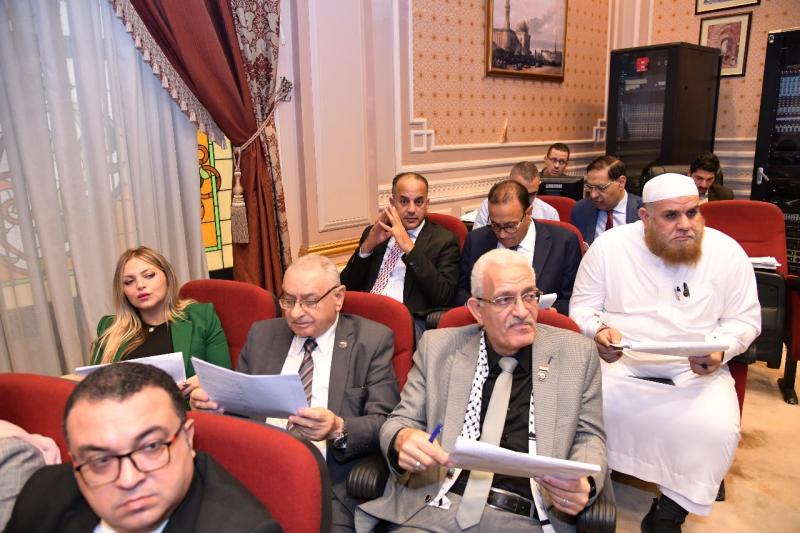 النائب محمد عبدالحيكم أبو زيد خلال الإجتماع