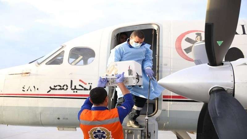 «الصحة»: نقل 12 طفل فلسطيني من المبتسرين إلى مستشفى العاصمة الإدارية