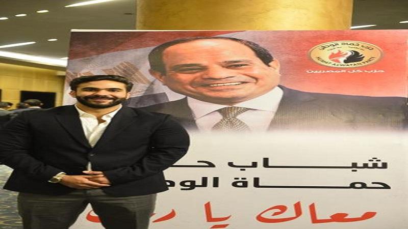 عزالدين : الرئيس السيسي الأجدر بالقيادة ويدعو المصريين للنزول ومشاركة