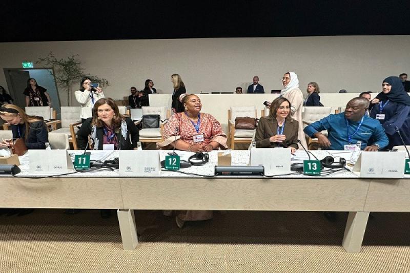 وزيرة الثقافة تشارك في الحوار الوزاري لإطلاق مجموعة أصدقاء العمل المناخي خلال COP28 