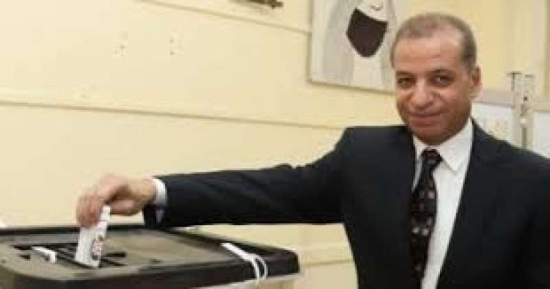أمين عام مجلس الشيوخ يدلي بصوته في الانتخابات الرئاسية
