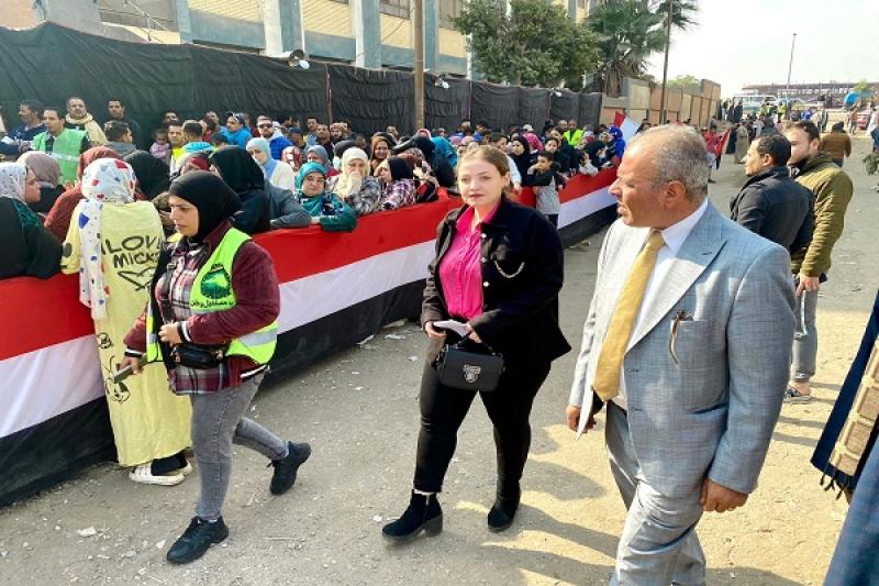 أمين المشروعات الصغيرة والمتوسطة بحزب مستقبل وطن بالقاهرة يتابع سير العملية الانتخابية