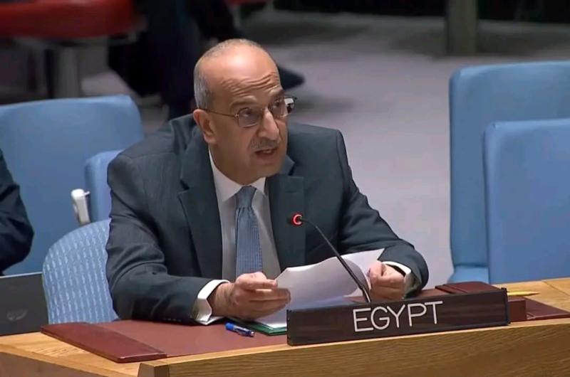 السفير أسامة عبدالخالق مندوب مصر بمجلس الأمن الدولي