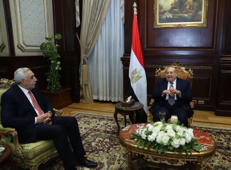رئيس مجلس الشيوخ يستقبل السفير العراقي في مصر