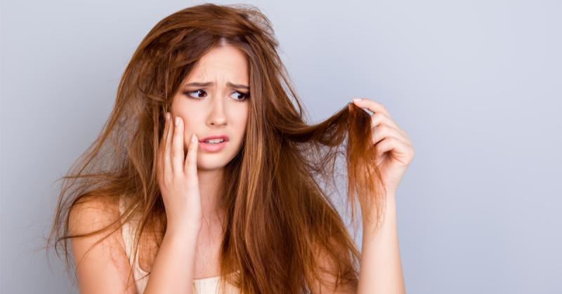 علاج الشعر التالف والمتقصف