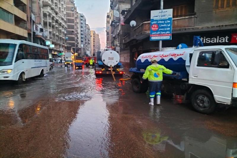 موجة الطقس السيئ بالإسكندرية