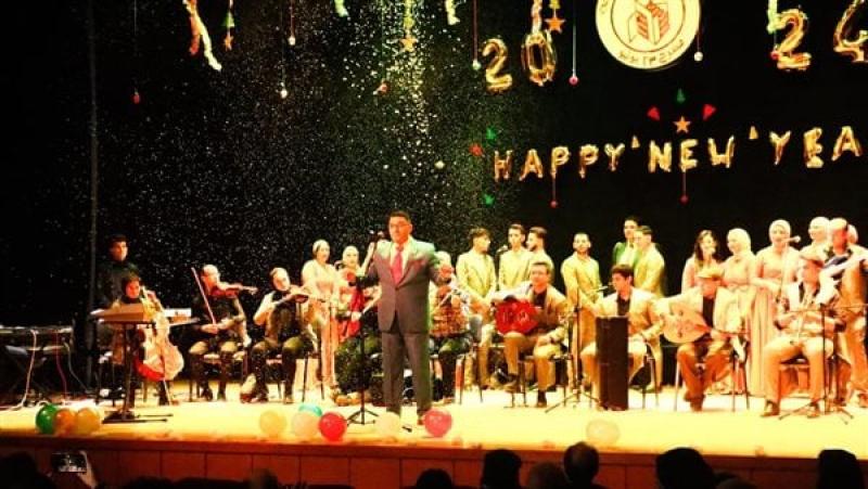 طنطا للموسيقى العربية تتألق في احتفالية قصور الثقافة بالعام الجديد