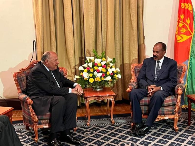 وزير الخارجية يؤكد عمق العلاقات التاريخية المصرية الإريترية وأهمية تعزيزها