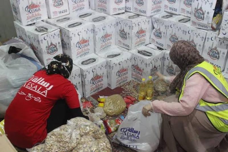 «العمل الأهلي التنموي» بالإسماعيلية ينظم حملة مكبرة لتوزيع المواد الغذائية على الأسر الأولى بالرعاية
