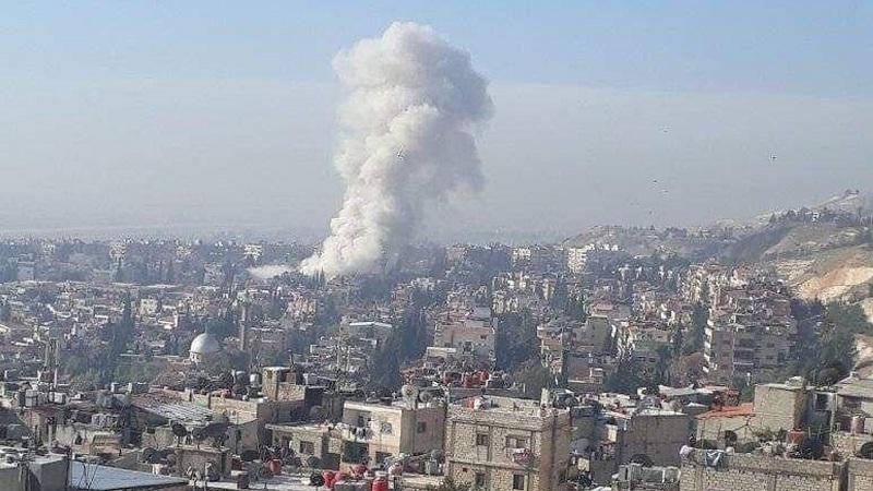 عاجلI دوي انفجارات في العاصمة السورية ”دمشق”