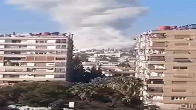 عاجلI قتلي وجرحي في الهجوم الإسرائيلي على دمشق