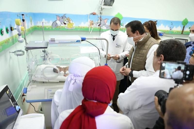 وزير الصحة يتفقد مستشفى كوم حمادة التخصصي 