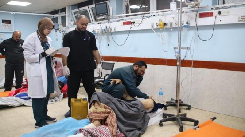 الهلال الأحمر الفلسطيني: 12 شهيدًا و6 جرحى في محيط مستشفى الأمل