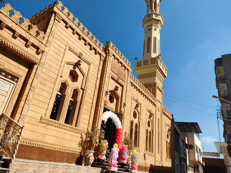افتتاح مسجد النور المحمدي بالمحمودية بتكلفة مليون و200 ألف جنيه