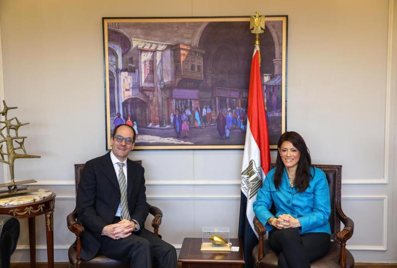 المشاط تلتقي السفير النمساوي الجديد بالقاهرة