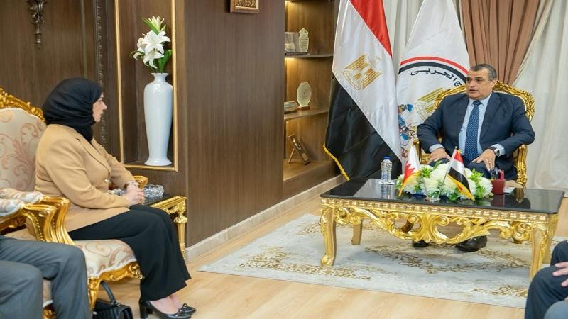 وزير الإنتاج الحربي يستقبل سفيرة البحرين لبحث سبل التعاون المشترك