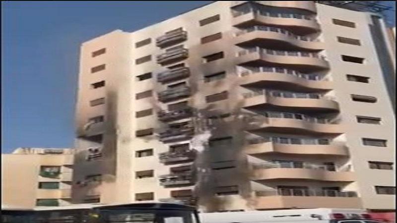 عاجلI الاحتلال الإسرائيلي يقصف شقة سكنية في العاصمة السورية
