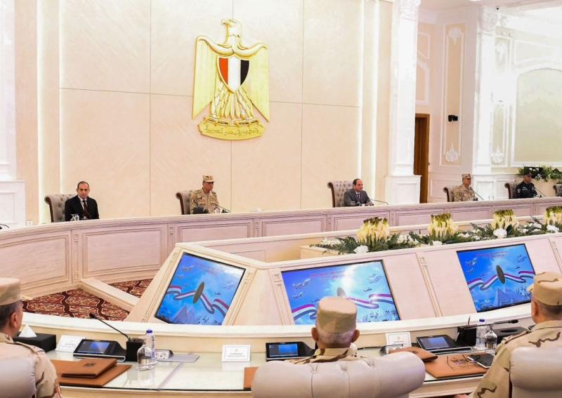 الرئيس السيسي يثمن جهود المؤسسات الوطنية المصرية
