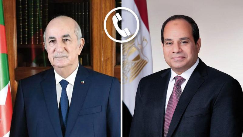 الرئيس السيسي يهنئ نظيره الجزائري 