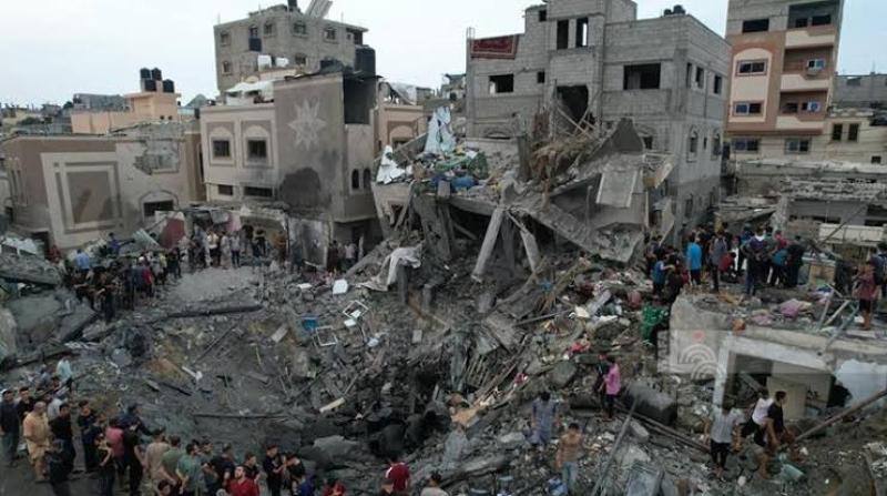 استشهاد 4 فلسطينيين في قصف إسرائيلي بخان يونس